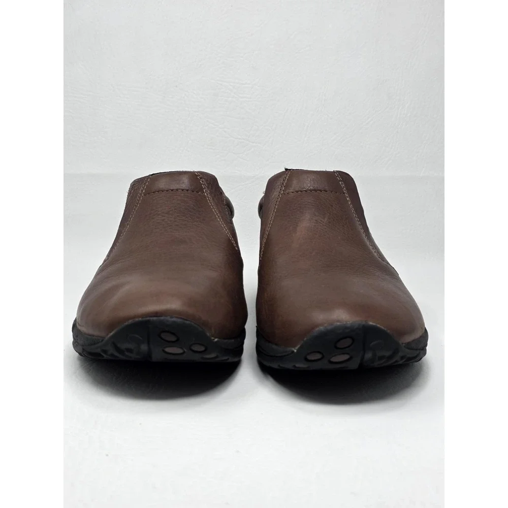 Merrell Jungle Moc Mens Size 12 US Brown Leather Slip On Loafer Shoes J63883